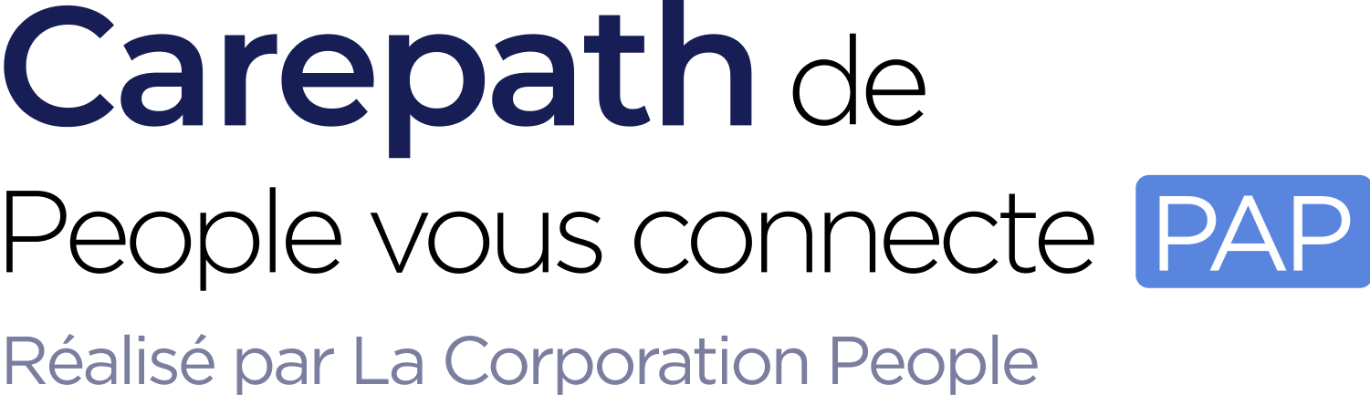 People vous connecte offert par CarepathBAP optimisés par le logo de la Corporation People